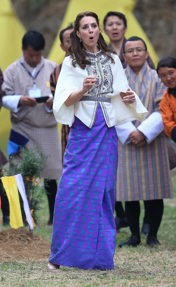 Војвотката Кетрин и принцот Вилијам во Бутан