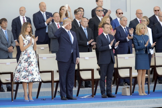 Макрон и Трамп