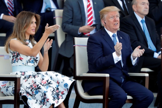 Макрон и Трамп