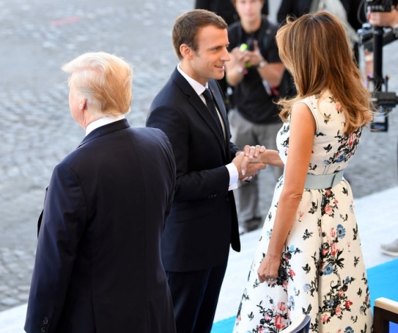 Макрон и Трамп