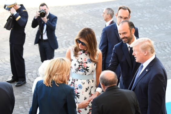 Макрон и Трамп