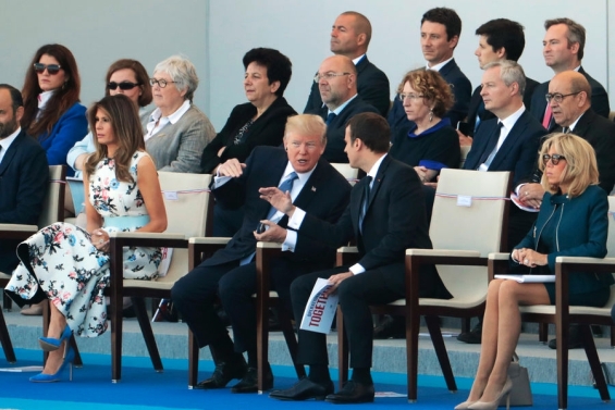 Макрон и Трамп