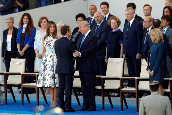 Макрон и Трамп