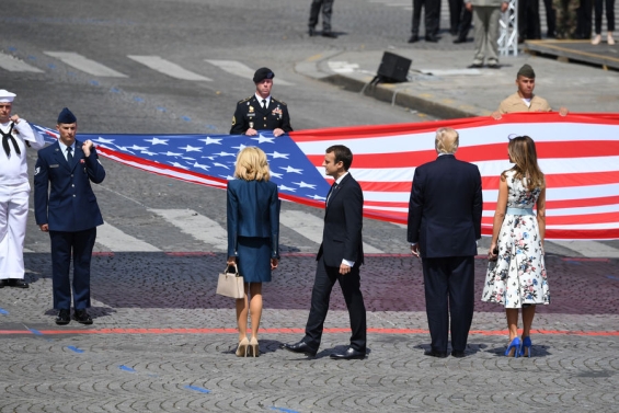 Макрон и Трамп