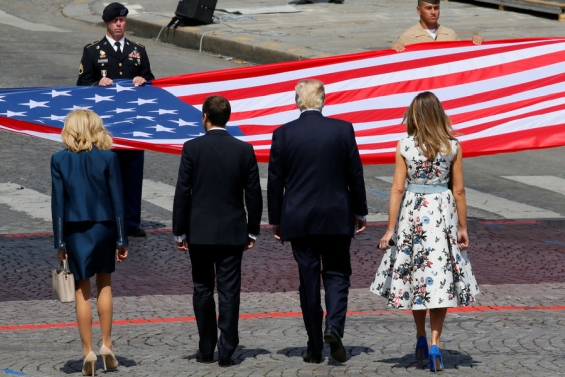 Макрон и Трамп