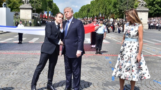 Макрон и Трамп