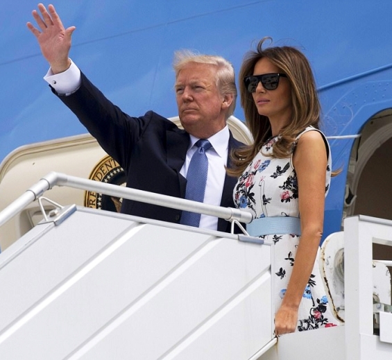 Макрон и Трамп