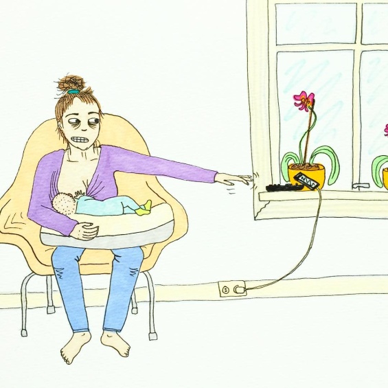 илустрации за мајчинството