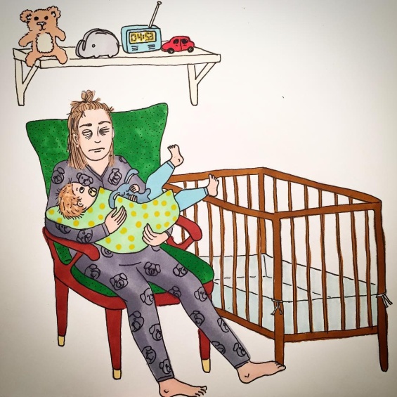 илустрации за мајчинството
