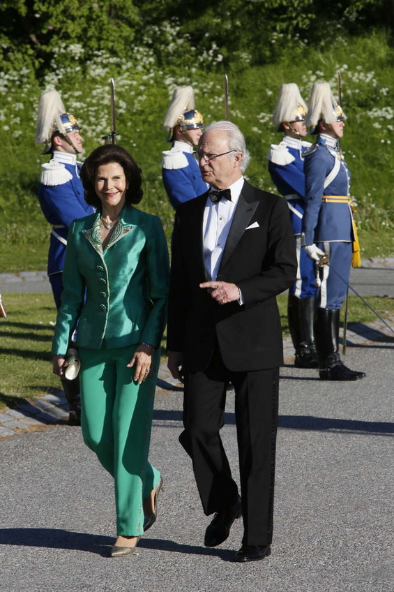Кралот Карл XVI Густаф и кралицата Силвија